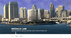 Desktop Screenshot of iredalelaw.com