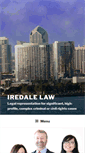 Mobile Screenshot of iredalelaw.com